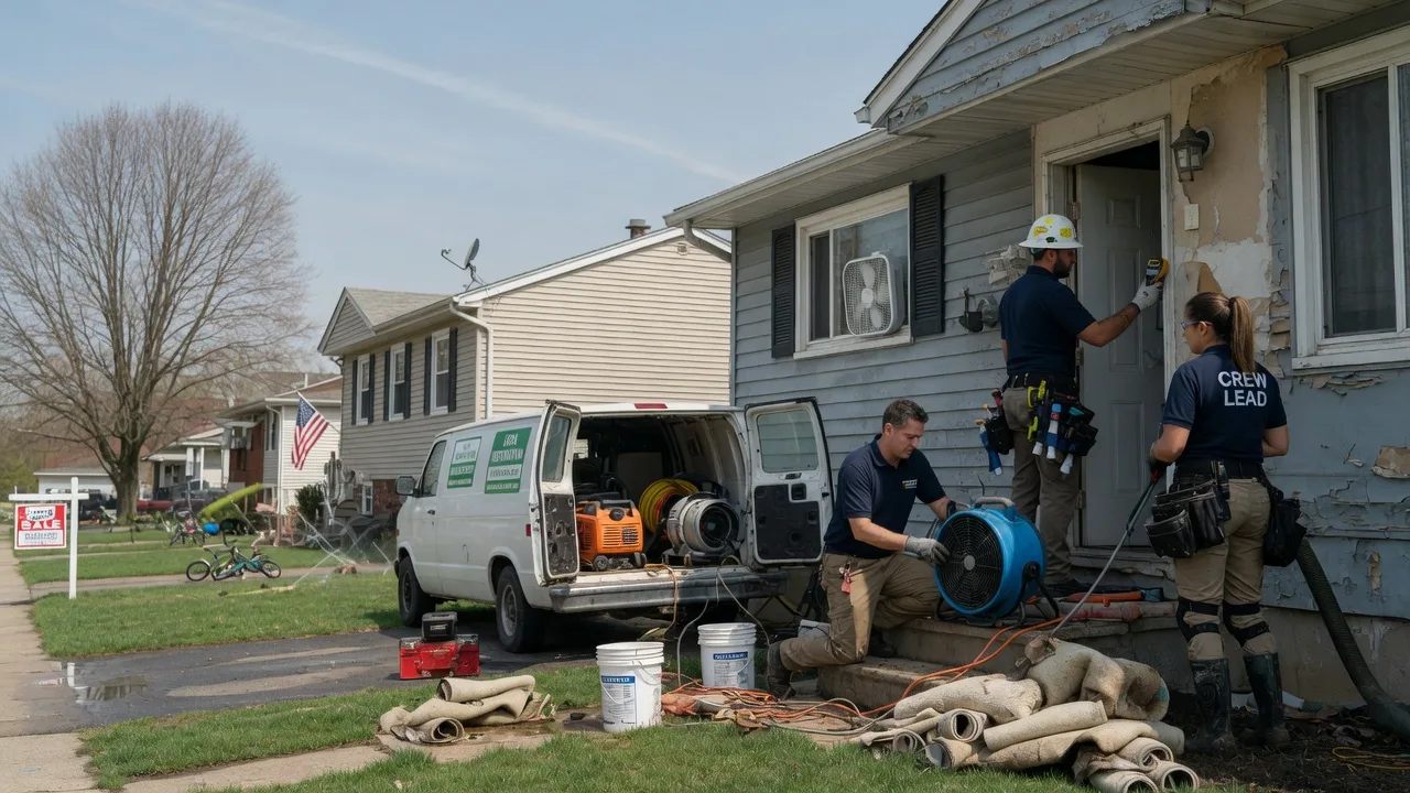 Flood Cleanup in Brunsville, IA near me